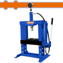 Prensa Hidraúlica con Calibrador de 10Ton. Rango de trabajo: 0-340mm. Carrera: 165mm.