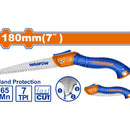 Serrucho plegable 7"/180mm. 65Mn. 7TPI. Corte rápido y preciso.