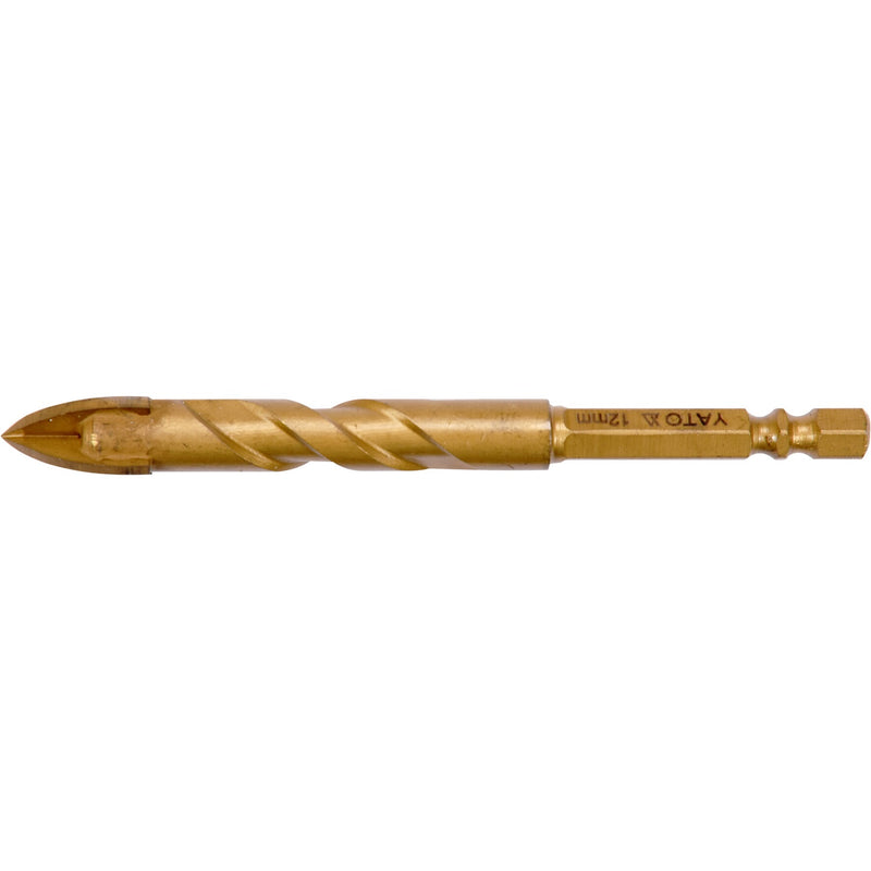 Broca punta flecha para vidrio y porcelanatos 12mm