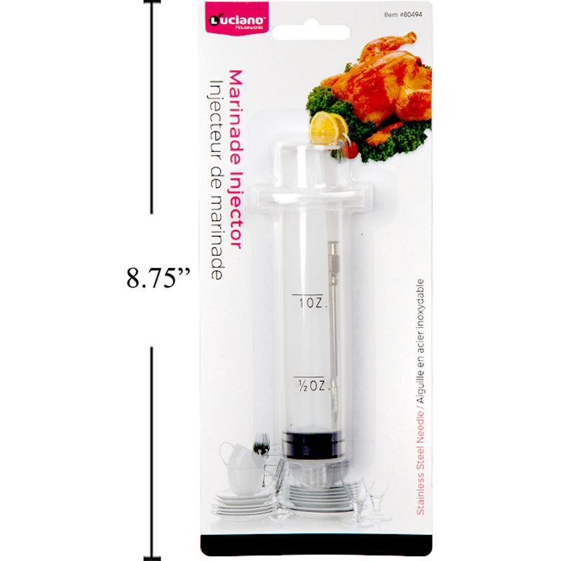 Luciano Inyectadora de adobo de 5.7 "L con aguja S / S
