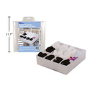 Organizador de cajones, gavetas y gaveteros, 30 x 30 x 10 cm