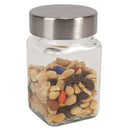 Frasco Recipiente de vidrio para especias Luciano con tapa S / S, 2.25 "x 4.25