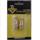 Niple intercambiable macho 1/4 25849 conector de aire americano