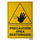 Letrero "Área restringida" Surtek
