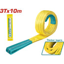 Eslinga ojo-ojo 3T x 10m. Ancho 90 mm