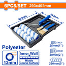 Rodillos, Brochas y Bandeja para pintar. Set de 6 piezas. Ideal para interiores. Poliéster.