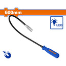 Recogedor Flexible Magnético con LED 600mm. Potencia 5 Lbs. Mango plástico.