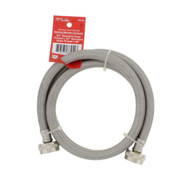 Manguera de acero inoxidable de 48" para lavadora