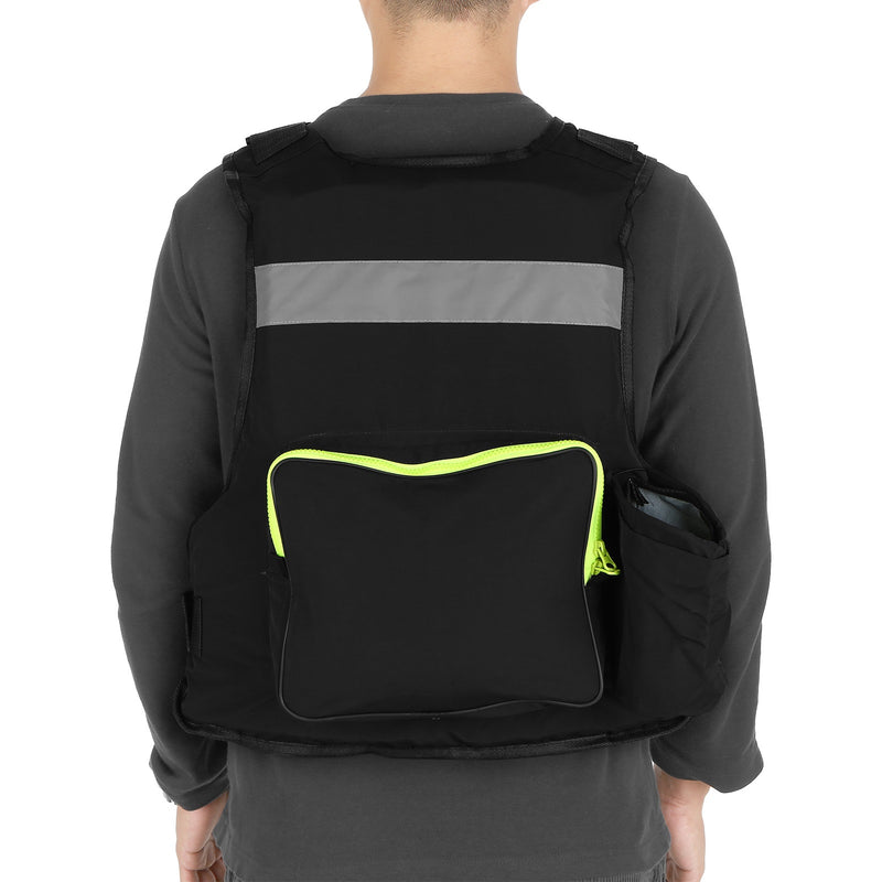 Chaleco de pesca salvavidas NEGRO