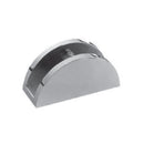 Clip de vidrio sin Perforacion tipo medialuna: para vidrios de 8-10 mm.brillante (p/unidad)