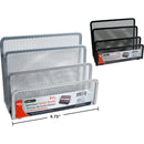 Clasificador de documentos malla metálica 6.7x5.5x3 " (1pza) (Viene en colores variados al azar)