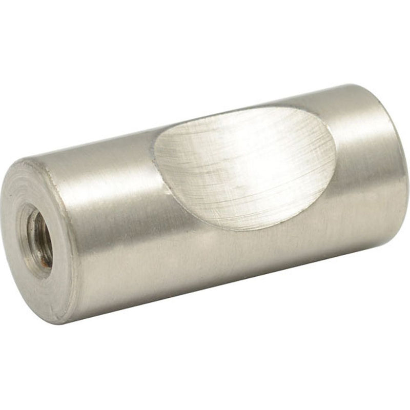 Botón o perilla moderno tipo 03 níquel rayado Lock