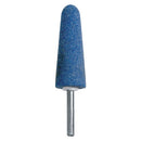 Punta oxido aluminio 25x70x6.4mm,  Alto rendimiento desbaste-pulido aceros suaves, aceros duros