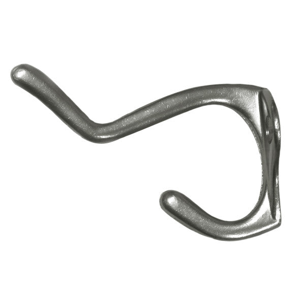 (Par) Ganchos de niquel satinado para abrigos y sombreros