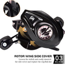 Carrete pesca Ultraliviano GB2000 casting Zurdos