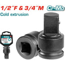 Adaptador para dado de Impacto 1/2"(H) X 3/4"(M)