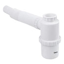 Trampa plástica flexible para fregadores sin desague