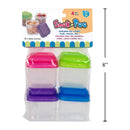 Juego de contenedores Snak-Pac de 4 piezas