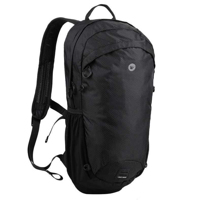 Morral de 12L, ligero, con Bolsillo para Vejiga de agua de hasta 2L. Color negro