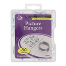 (80 piezas) Kit de colgadores de cuadros