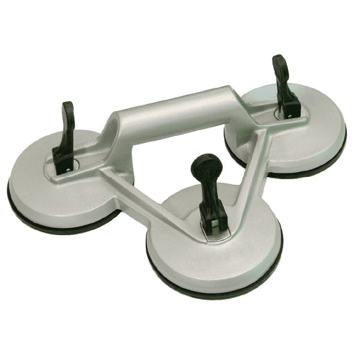 Ventosas de tres copas en fundición de aluminio con palancas Soporta 140 Kg