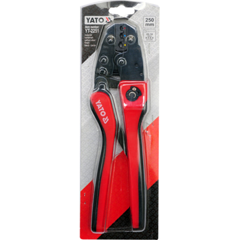 Pinzas para crimpar conectores electricos de 0.5 a 6 mm2