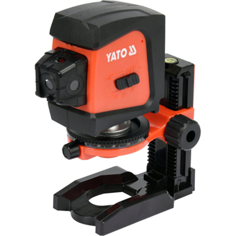 Yato Nivel laser de 5 puntos. Contiene 3 baterias AA de larga duracion.