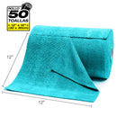 Paños de microfibra Rollo de 50 unidades toallas 12”x12” (30x30cm). Trapos Super absorbentes - Reutilizables