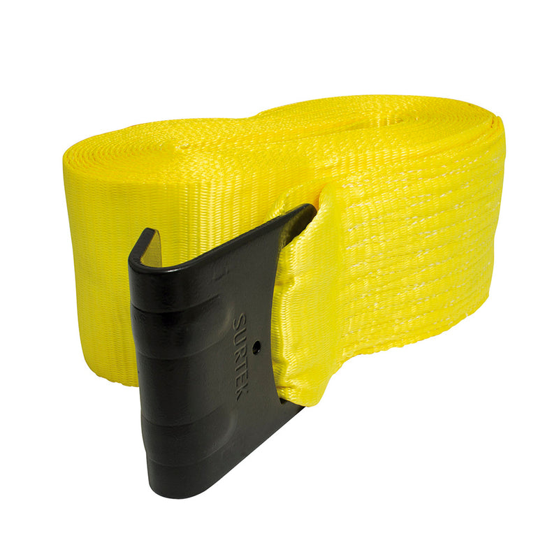 Banda malacate con gancho plano 9m Surtek