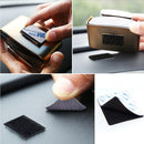 Cinta adhesiva de velcro para pegar sin abrir huecos, 25 mm ( 1")  x 2 m, color negro.