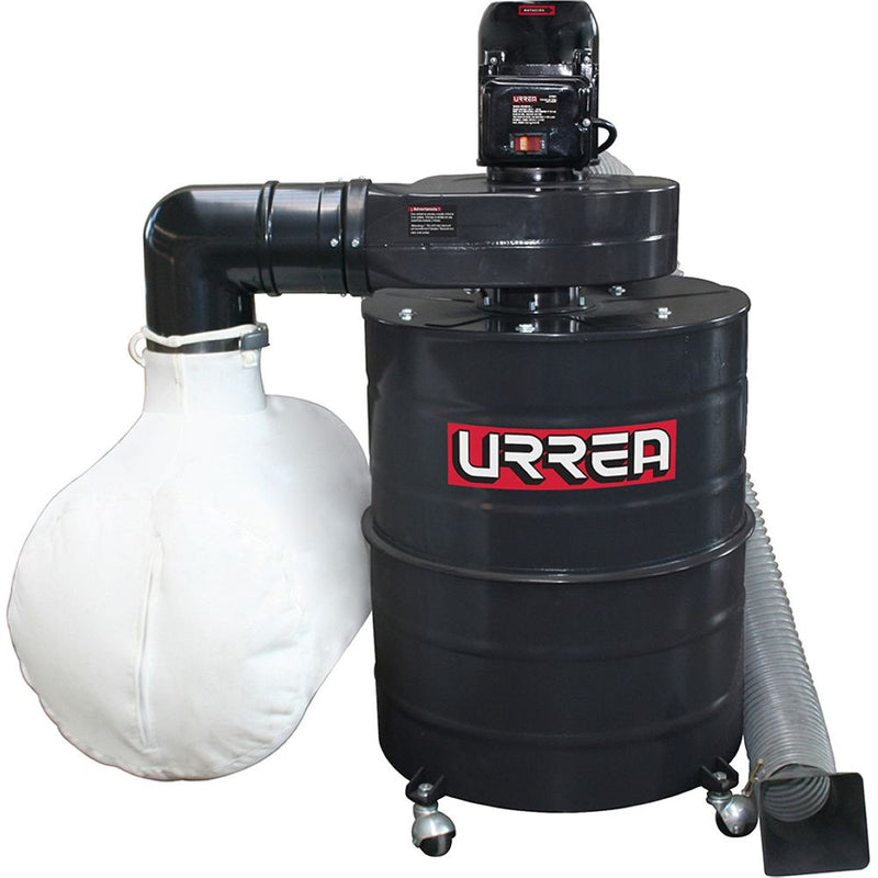 Colector polvo madera 3/4HP 2 etapa Urrea recolector aserrin 570CFM