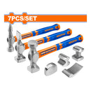 Martillos para Chapistería. 7 pzs. chapistero Tratamiento térmico. Mango de Fibra de Vidrio.