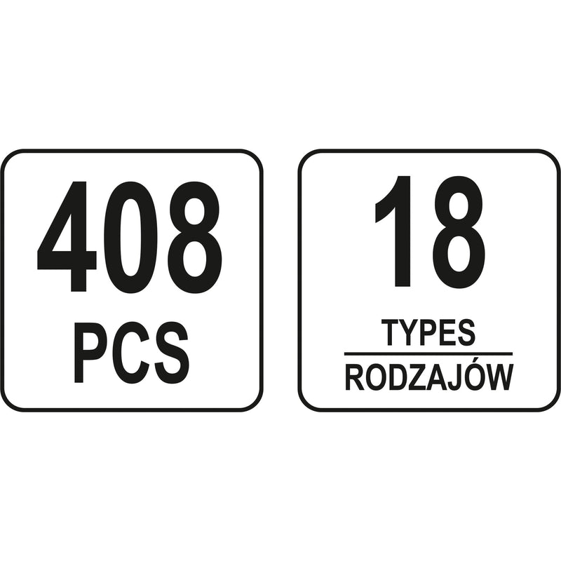 Clips de retención a presión automóvil remaches plástico sujetadores  NISSAN 408PCS
