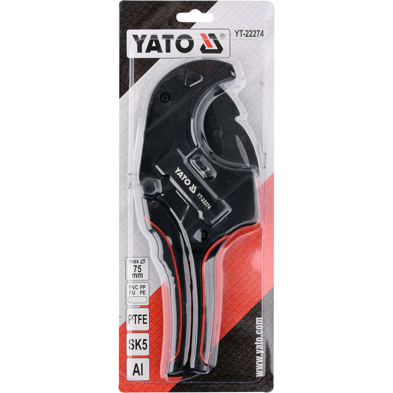 Cortador de tubo PVC Max 75mm PTFE