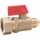 Válvula de control para gas 1/2" con contratuerca