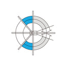 CIERRA PUERTA DE PISO 300 kg puertas de hasta 1,45 mt largo tapa satinado 500000 ciclos hidraulico cierrapuertas freno