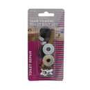 Juego de 2 pernos de inodoros cerrado de 5/16" x 3"