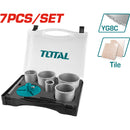 Brocas de carburo sacabocado para piedras y cerámicas 33 mm, 53 mm, 67 mm, 73 mm, 83 mm