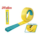 Eslinga ojo-ojo 3T x 6m. Ancho 90 mm