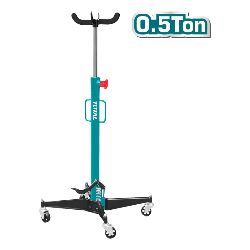 Gato Hidráulico para elevación de Transmisiones, Motor y la transmisión con ruedas. Cap. 0.5 Ton