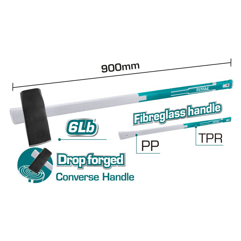 Mazo y hacha 6lb, Tratamiento térmico, Acero