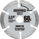 Cuchilla de repuesto grano de diamante para mini sierra circular 3-3/8”.