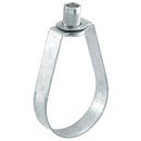 Grapas o Sujetadores Tipo Pera para tuberías EMT. Galvanizado en Caliente.