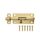 Picaportes tipo perno de acero (Horizontal y Vertical) 6 piezas de fijación.