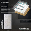 Panel Decorativo Mármol PVC  1.22m x 2.80m x 3mm Gold Calacatta (Línea económica)