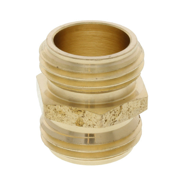 Niple para manguera de jardín (macho 3/4" x macho 3/4")