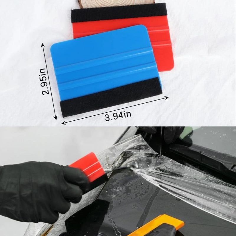 Espatulas plasticas para la instalación de papel ahumado para autos, 12 piezas