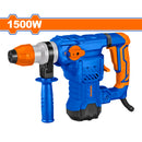 Rotomartillo 1500W. 4500 bpm 5.5J 110-120V~50/60Hz Incluye 3 brocas y 2 cinceles. Antivibratorio. Demoledor