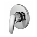 Llave de palanca maneral para ducha. Para empotrar en regadera. Mezcladora monomando