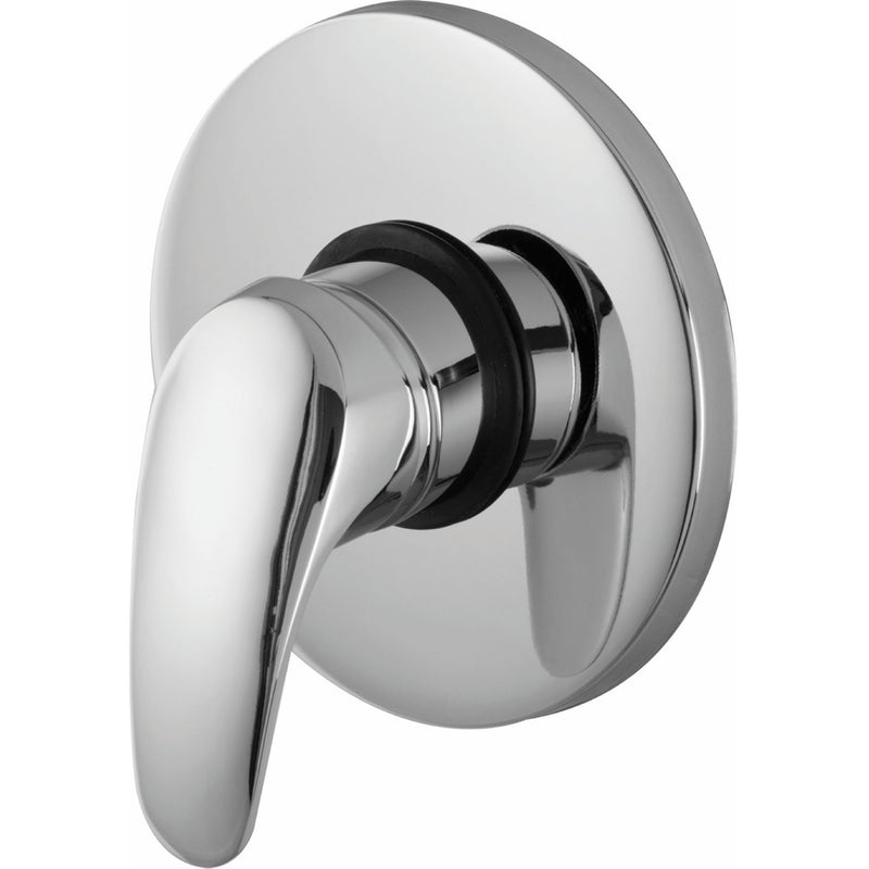 Llave de palanca maneral para ducha. Para empotrar en regadera. Mezcladora monomando